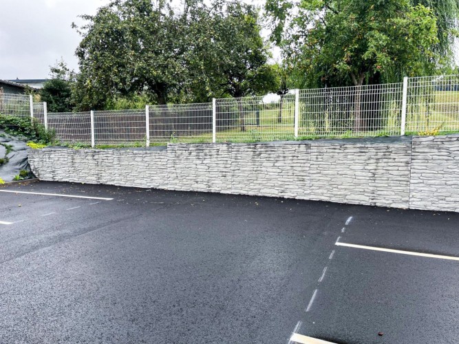 Keerwanden met print