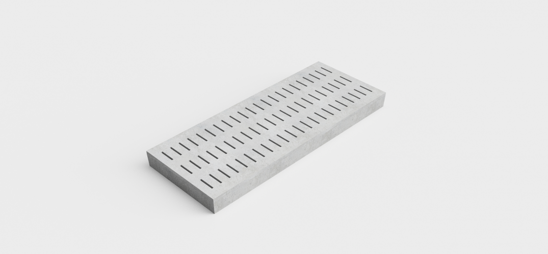 Caillebotis de  ventilation 22 cm épaisseur
